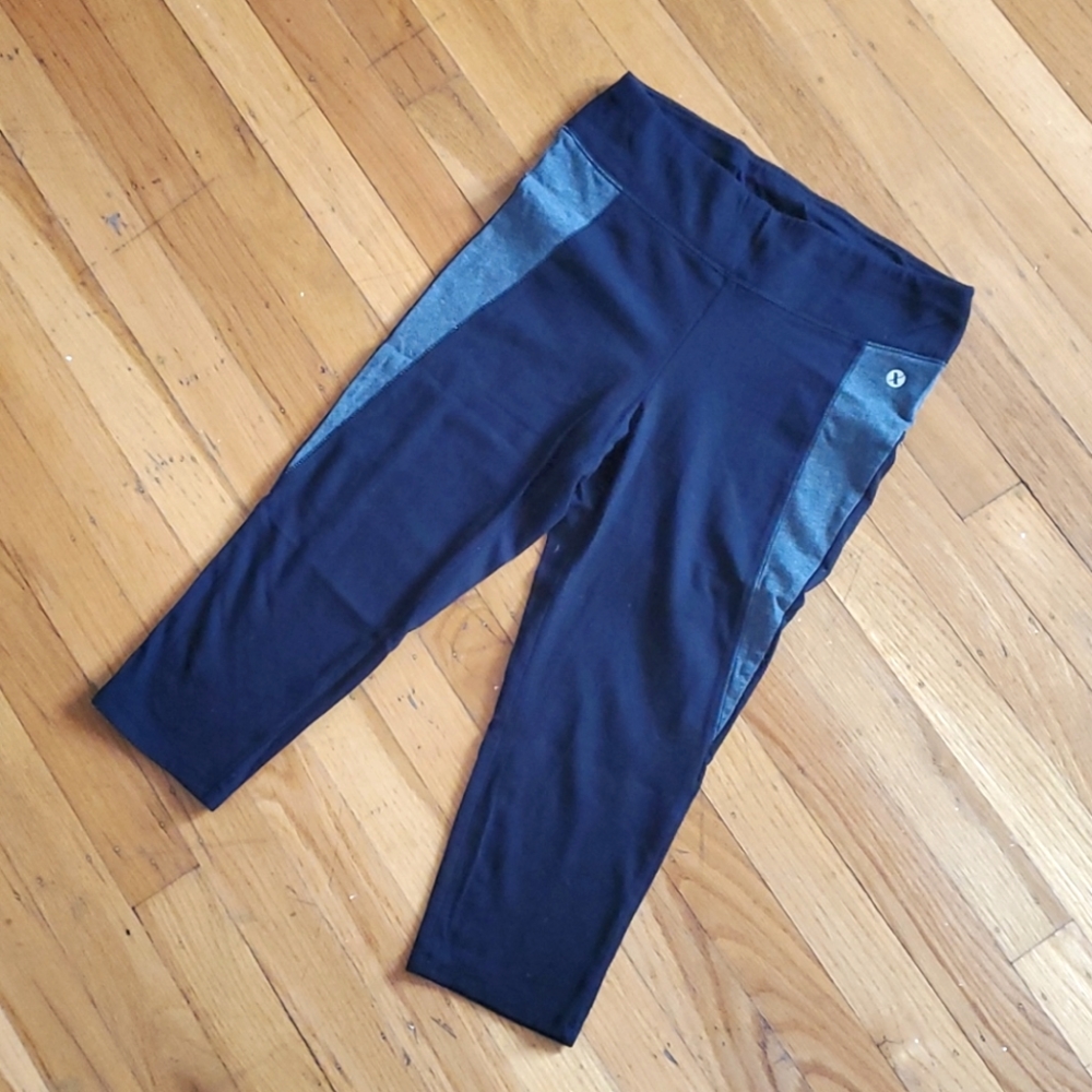 Girls Exercise Capri Stretch Pants